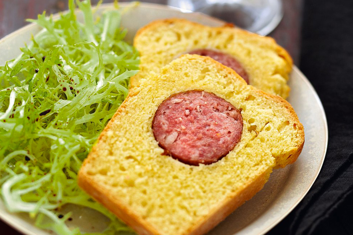 Saucisse de Morteau en brioche