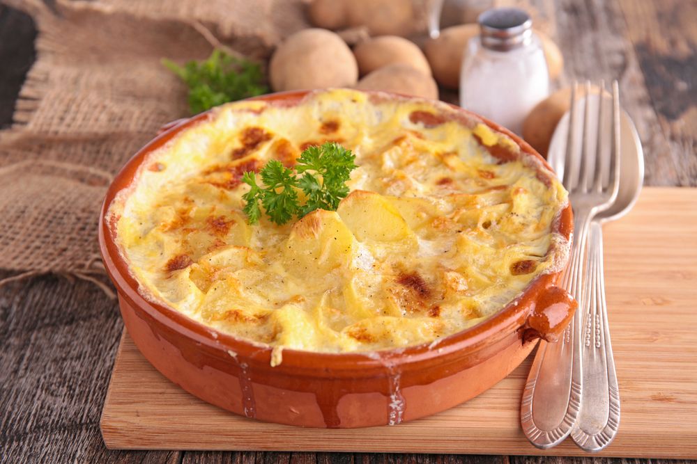 Gratinée de Morteau à la cancoillotte